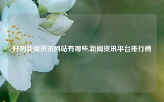 好的新闻资讯网站有哪些,新闻资讯平台排行榜