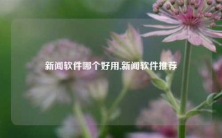 新闻软件哪个好用,新闻软件推荐