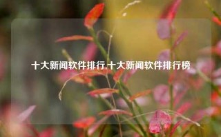 十大新闻软件排行,十大新闻软件排行榜