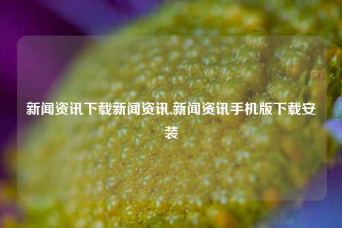 新闻资讯下载新闻资讯,新闻资讯手机版下载安装-第1张图片-新闻资讯网