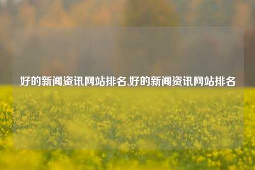 好的新闻资讯网站排名,好的新闻资讯网站排名-第1张图片-新闻资讯网